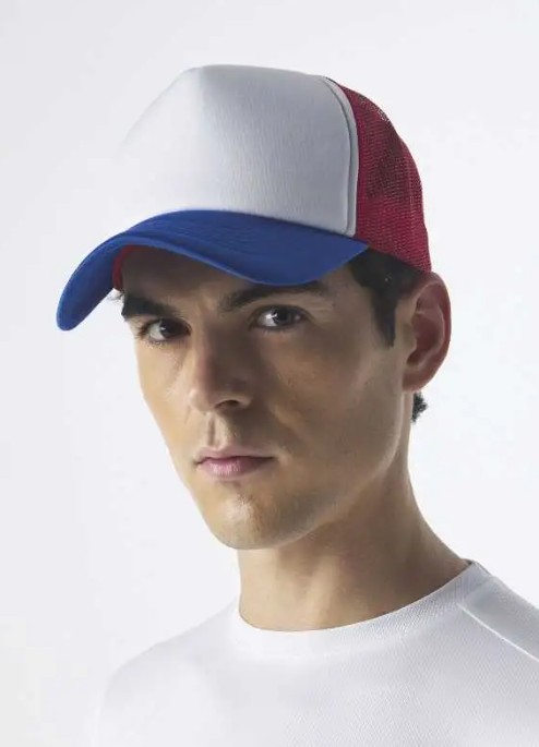 Cappellino trucker con una struttura robusta a 5 pannelli Foto prodotto